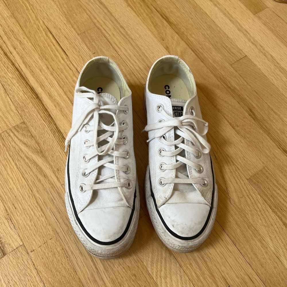 Converse Platform White Sneakers